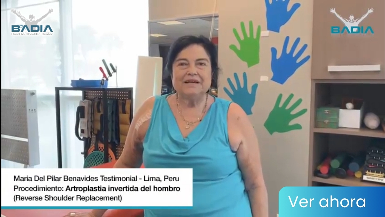 Artroplastía invertida del hombro: Testimonio de paciente de Lima, Perú
