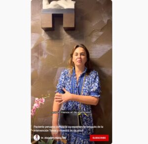 Tenex Testimonial from Peru