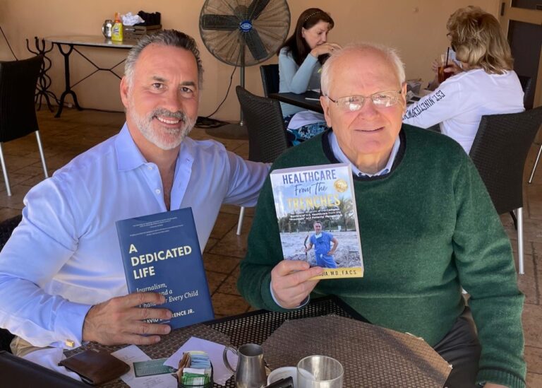 Dr. Badia with fellow author Dave Lawrence