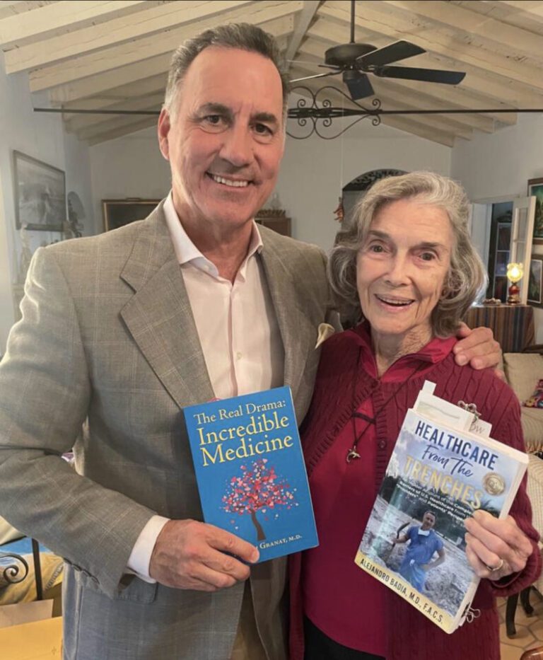 Dr. Badia with Dr. Pepi Granat