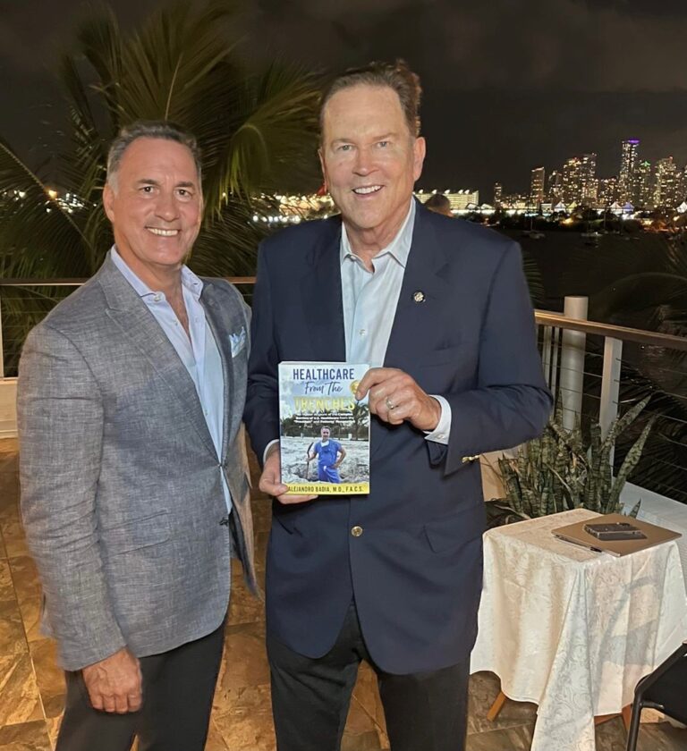Dr. Badia with congressman Vern Buchanan