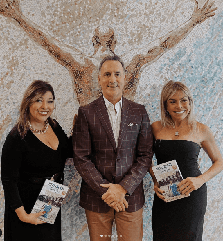 Dr. Badia with members of the Women Who Rock organization