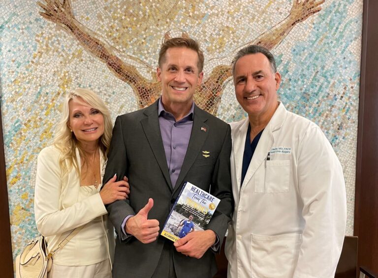 Dr. Badia with congressman Richard McCormick