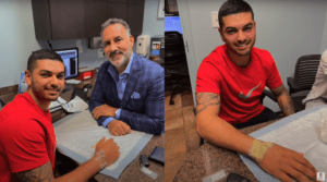 Professional tennis player from australia had 4 failed procedures fly's to the US for a solution