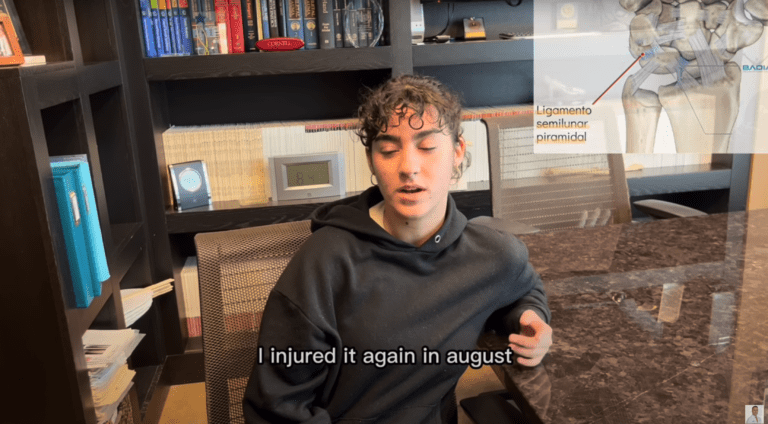 Patient returns to golf after suffering a 3rd degree tear of the LT ligament