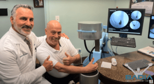 This patient is 6 weeks after joint replacement with NO therapy!