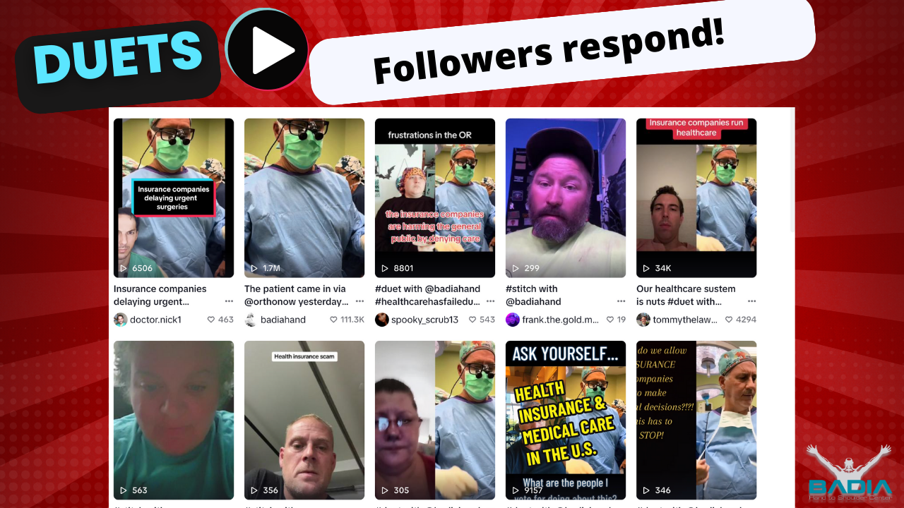 duets of Dr. Badia's viral tiktok video