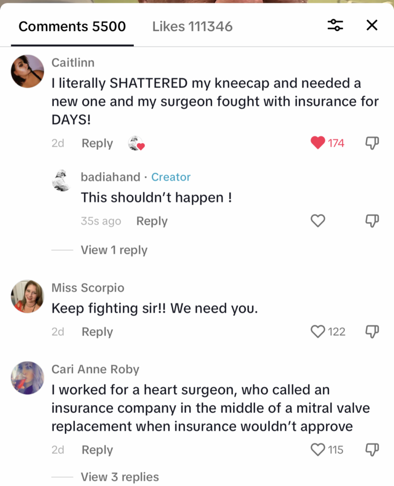 tiktok responses for Dr. Badia