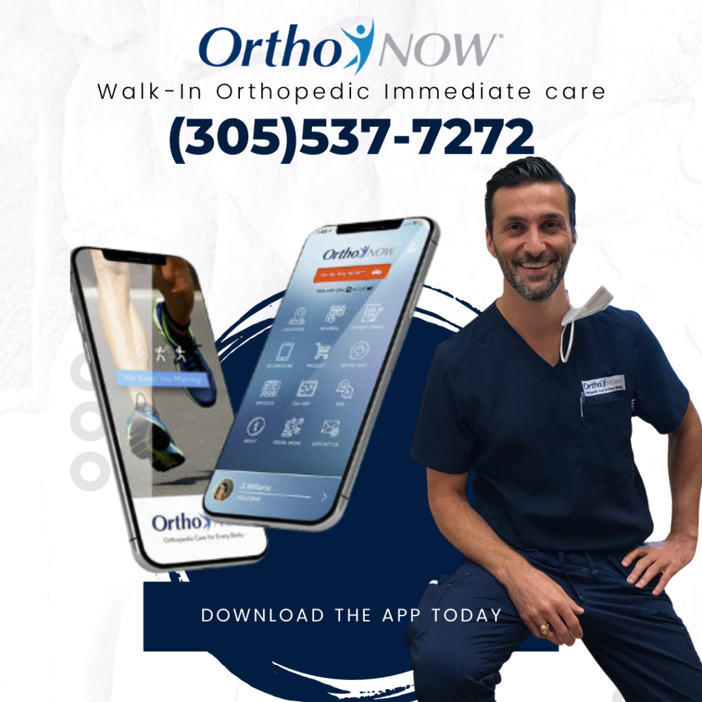 mobile app flyer orthonow