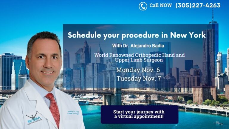 Dr. Badia visits New york on Nov. 6 and 7th