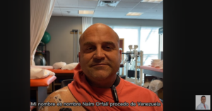 Venezuelan patient finds relief after undergoing two previous surgeries