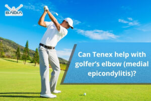 Can Tenex help with golfer’s elbow (medial epicondylitis)?