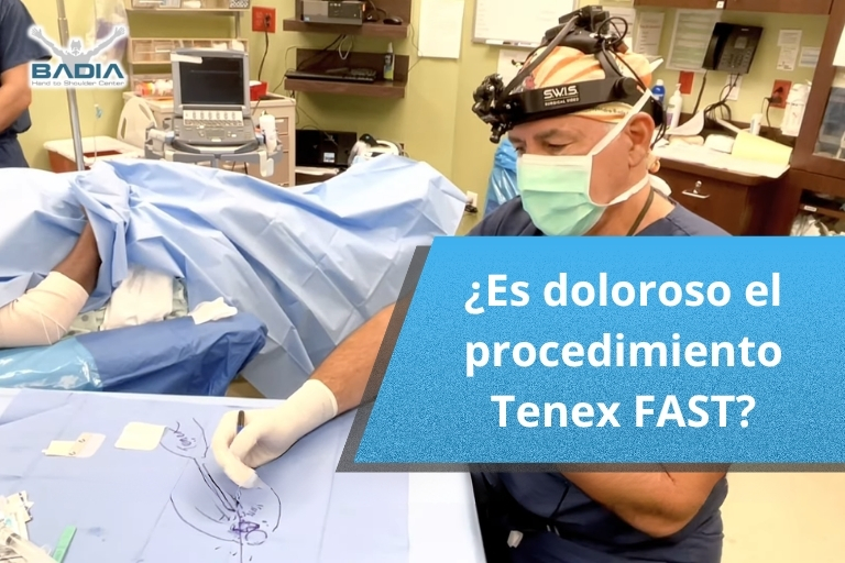¿Es doloroso el procedimiento Tenex FAST?