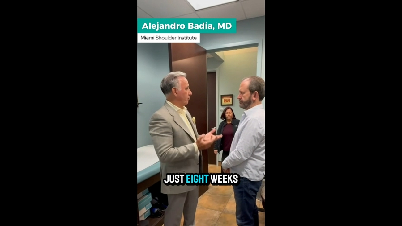 Artroscopia de hombro y reparación de Labrum: Recuperación a las 8 semanas