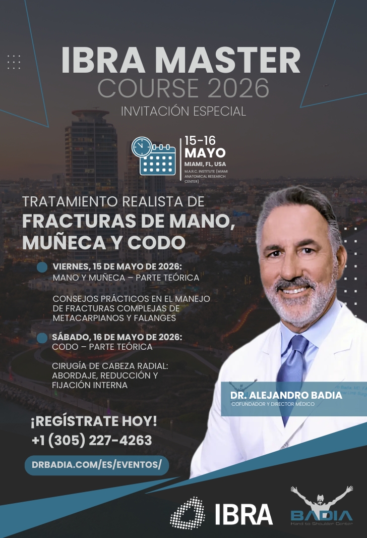 Invitación Especial: IBRA Master Course 2026 con el Dr. Alejandro Badia