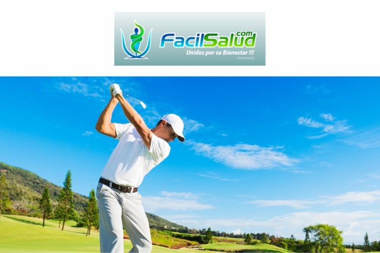 Lesiones de golf en mano, codo y hombro