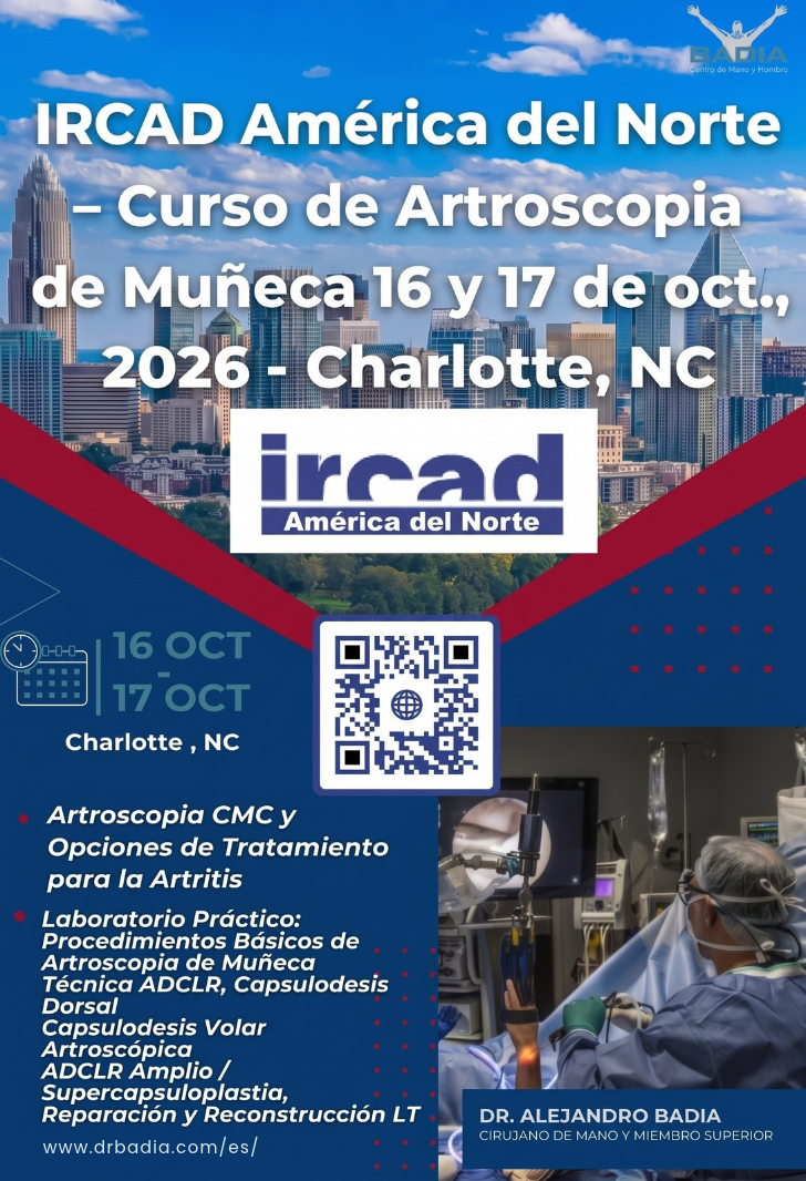 Curso de Artroscopia de Muñeca IRCAD América del Norte
