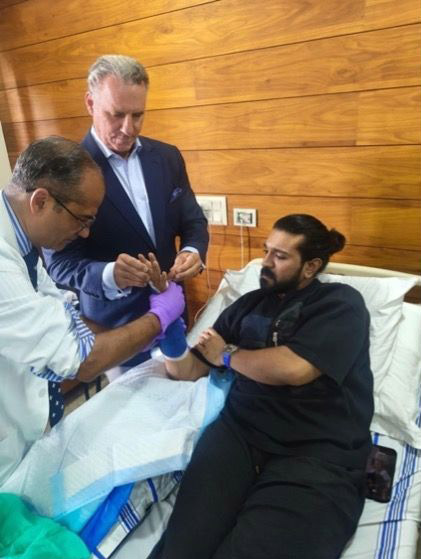 Medicina deportiva y cirugía de mano en India