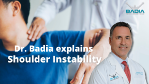 Shoulder instability labrum repairs Dr. Badia