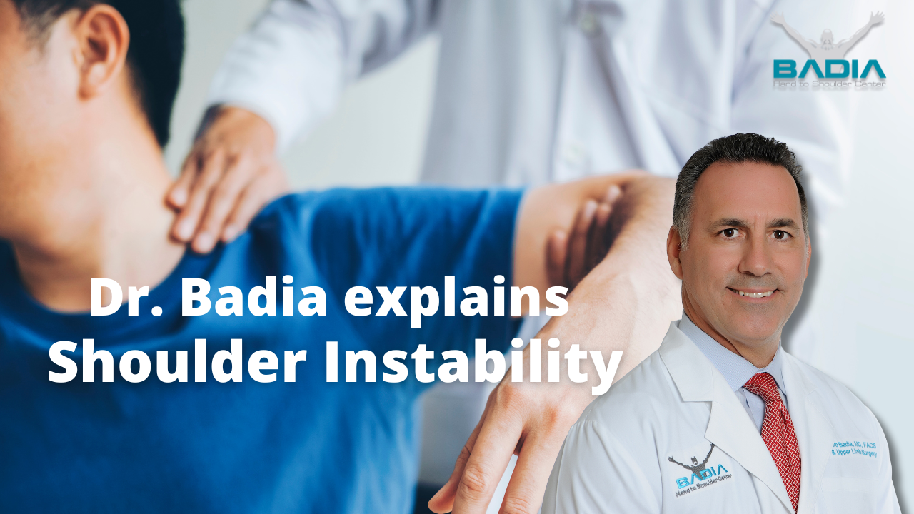 Dr. Badia Explains: Shoulder Instability | DrBadia.com