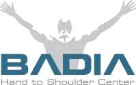 Logo Outline of male body against BHS lettering