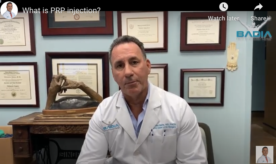 What is PRP injection?