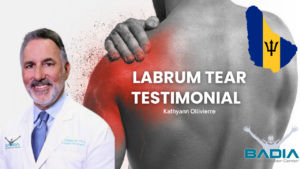 Shoulder labrum testimonial