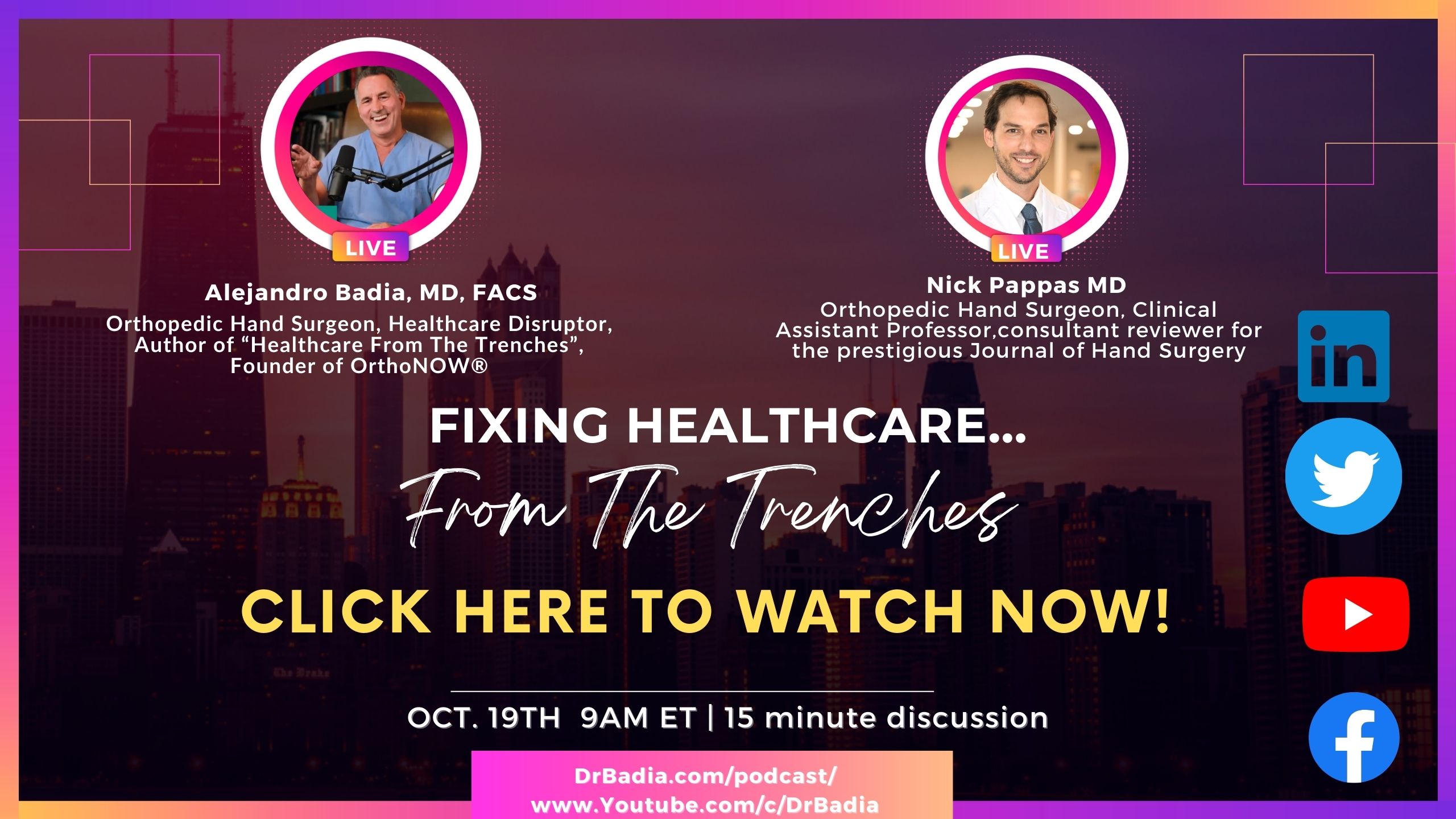  E22 Dr. Pappas on "Fixing Healthcare...From The Trenches " with Dr. Badia
