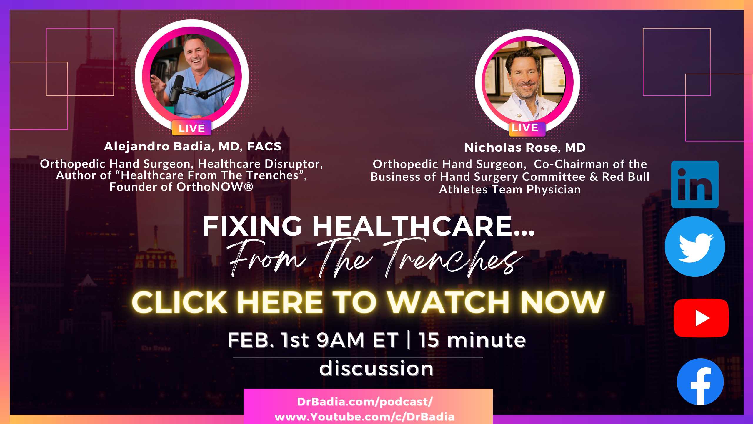 E27 Dr. Nicholas Rose on Fixing Healthcare... From The Trenches With Dr. Badia