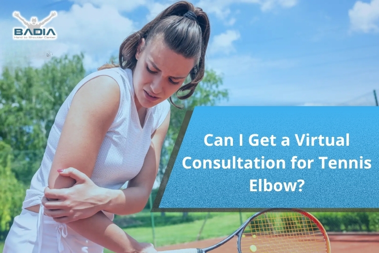Can I Get a Virtual Consultation for Tennis Elbow?