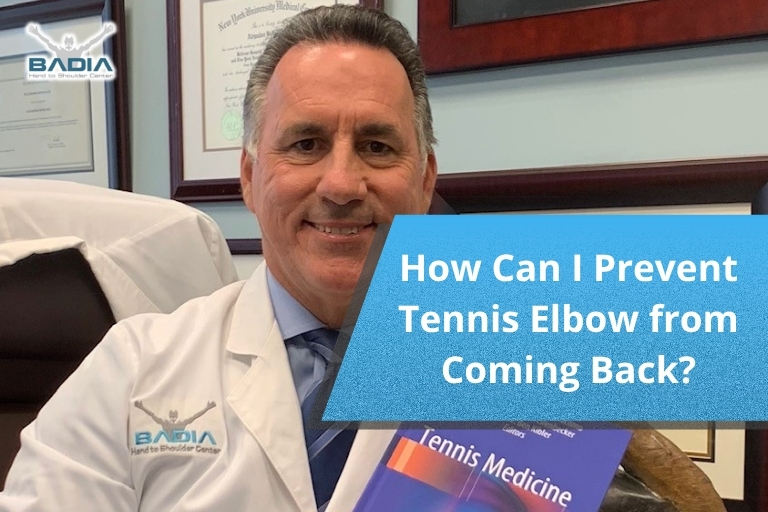 How Can I Prevent Tennis Elbow from Coming Back?