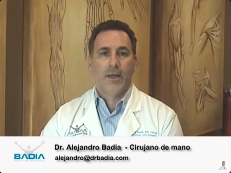 Cirujano de Mano de Artritis de Mano Artroscopía – Dr. Badia Ortopeda de Mano
