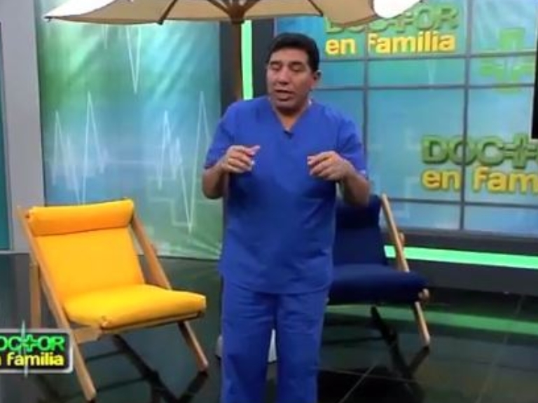 Dr. Alejandro Badia en Perú: es anunciado en el programa “Doctor en Familia” (Enero 2017)