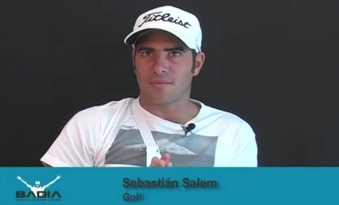 Dr. Badia Opera a Sebastian Salem Golfista Profesional con problema de tendón en la muñeca