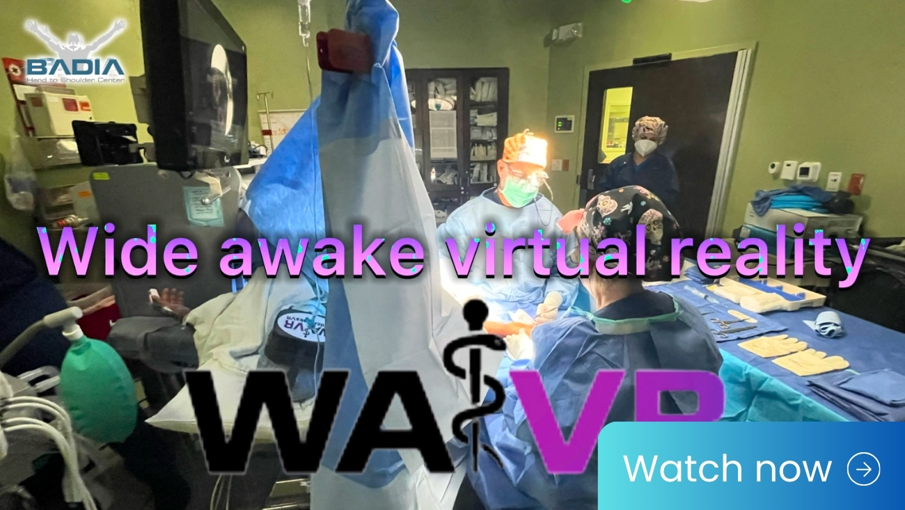 Awake carpal tunnel release