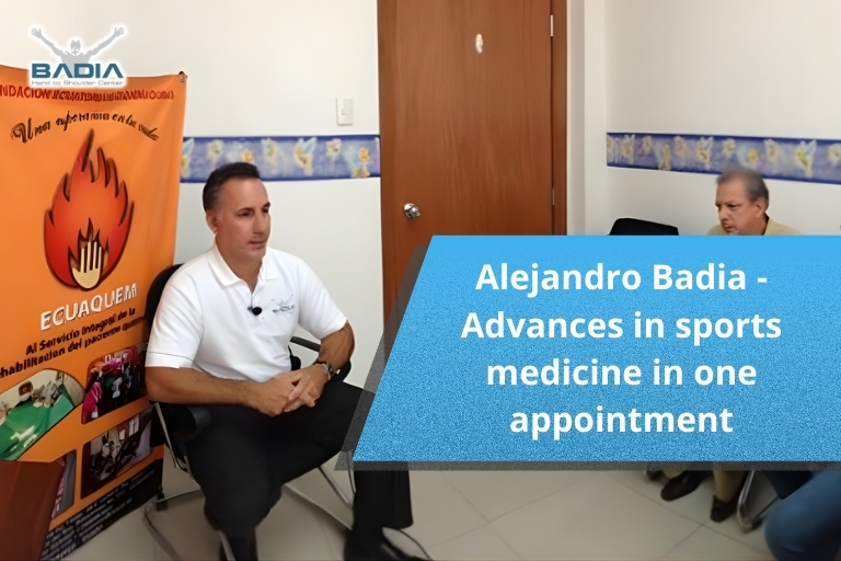 Alejandro Badia - Advances in sports medicine in one appointment